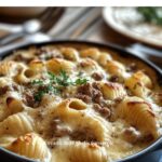 Delicious Creamy Beef Shells Casserole Recipe 4 Creamy Beef Shells Casserole