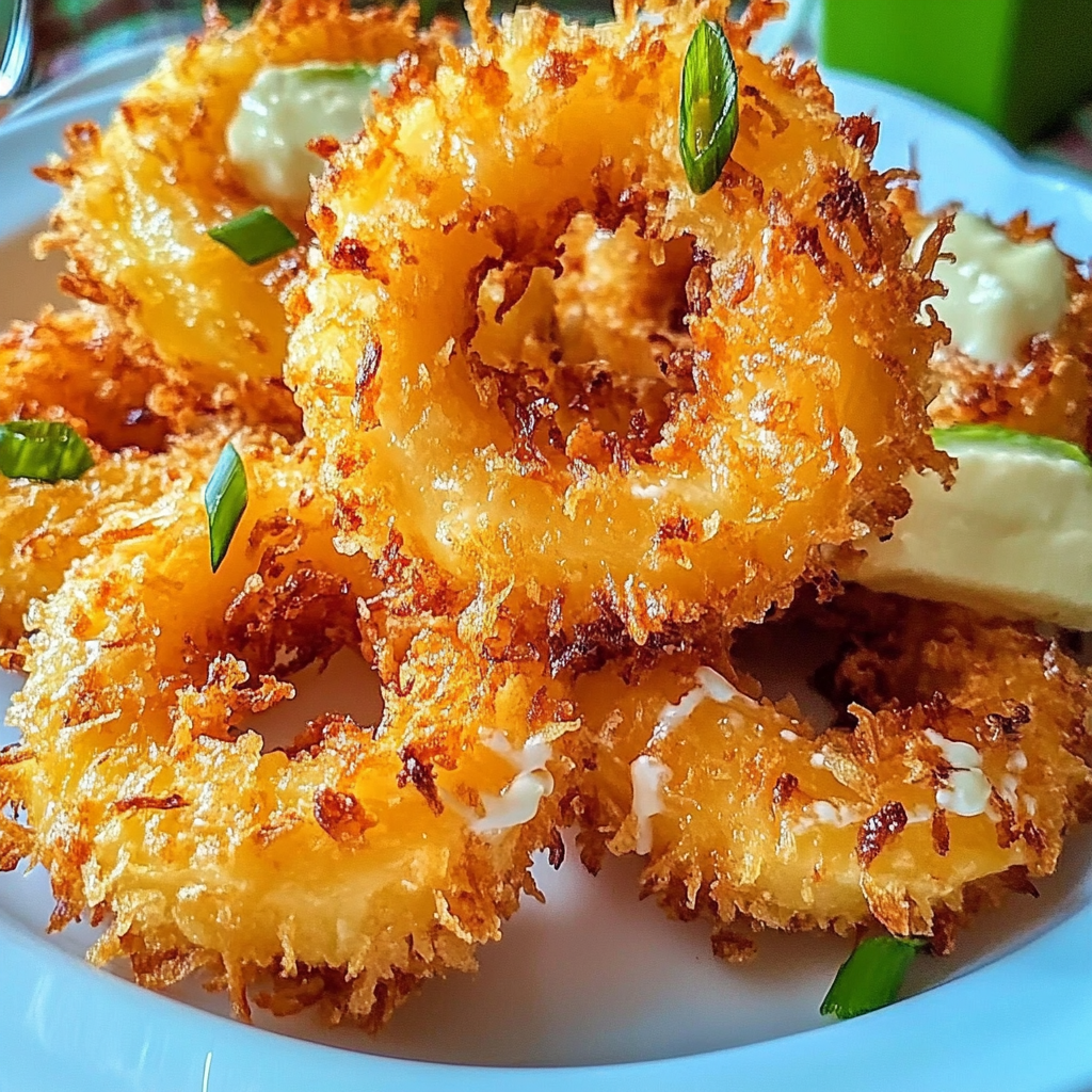 Design 1 Visual for Fried Pineapple Rings