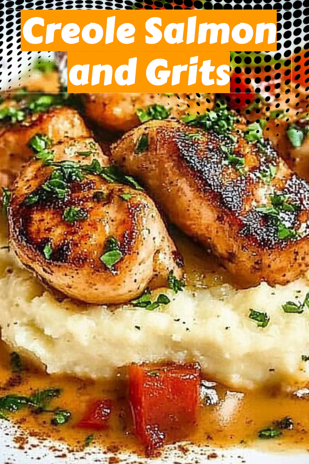 Best Creole Salmon and Grits Recipe – Easy and Delicious 3 Image of Creole Salmon and Grits to save