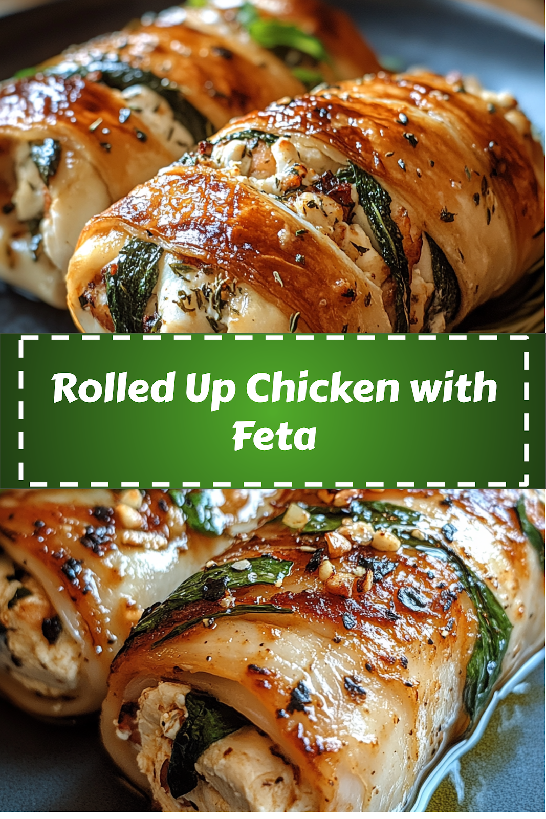 Design 1 Visual for Rolled Up Chicken with Feta