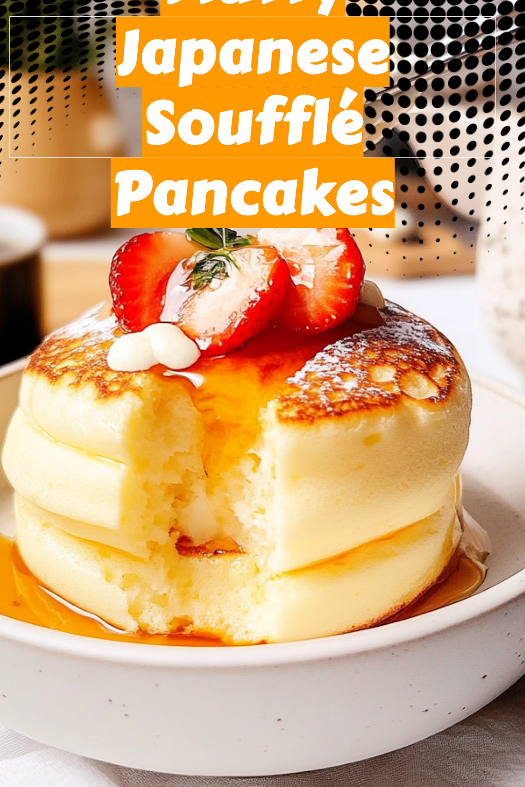 Image of Fluffy Japanese Soufflé Pancakes to save