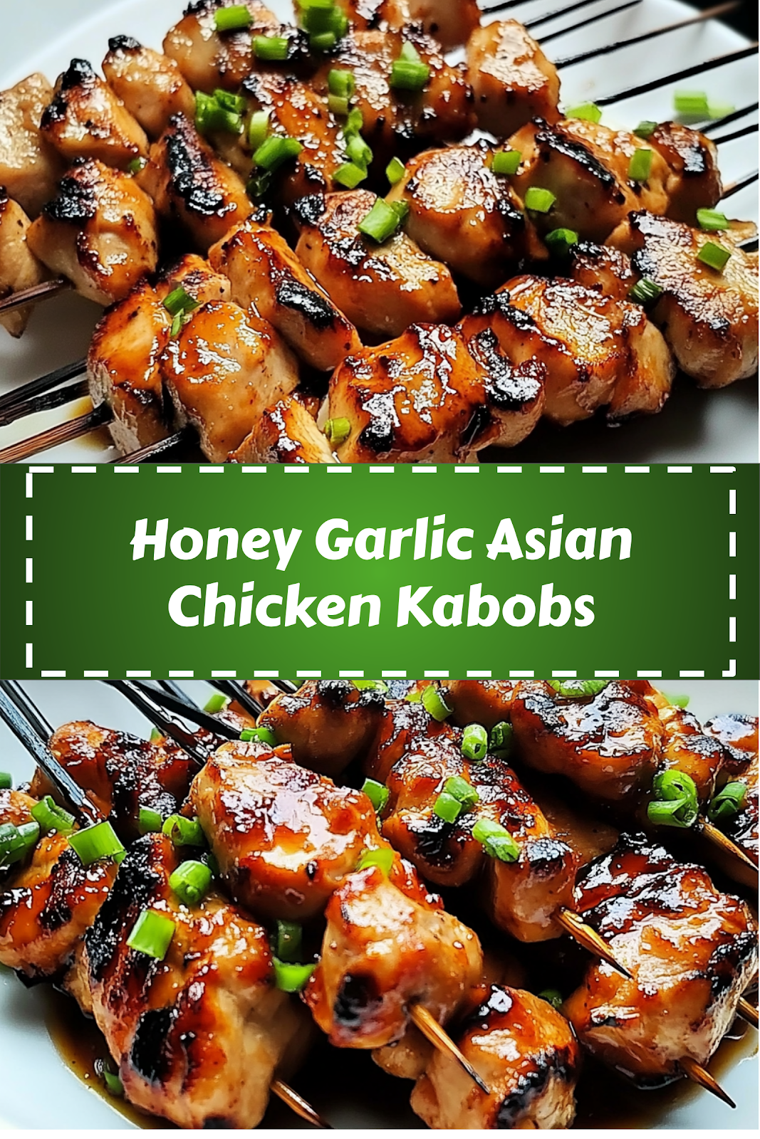 Design 1 Visual for Honey Garlic Asian Chicken Kabobs