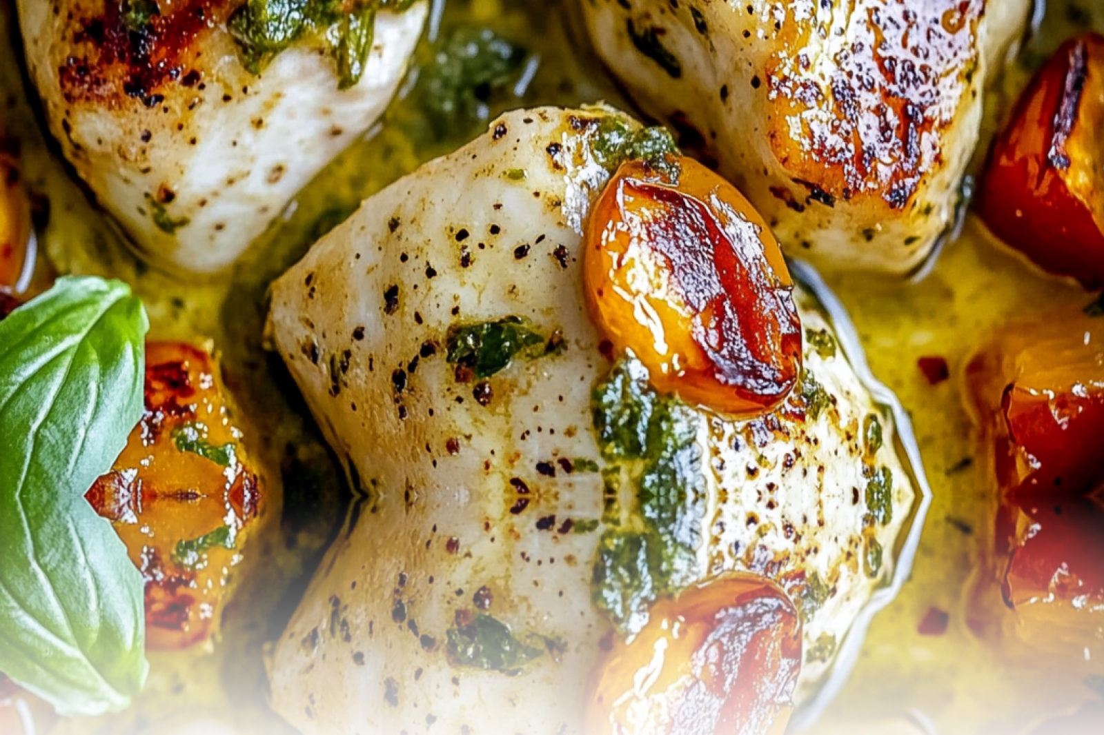 Creamy Garlic Pesto Chicken