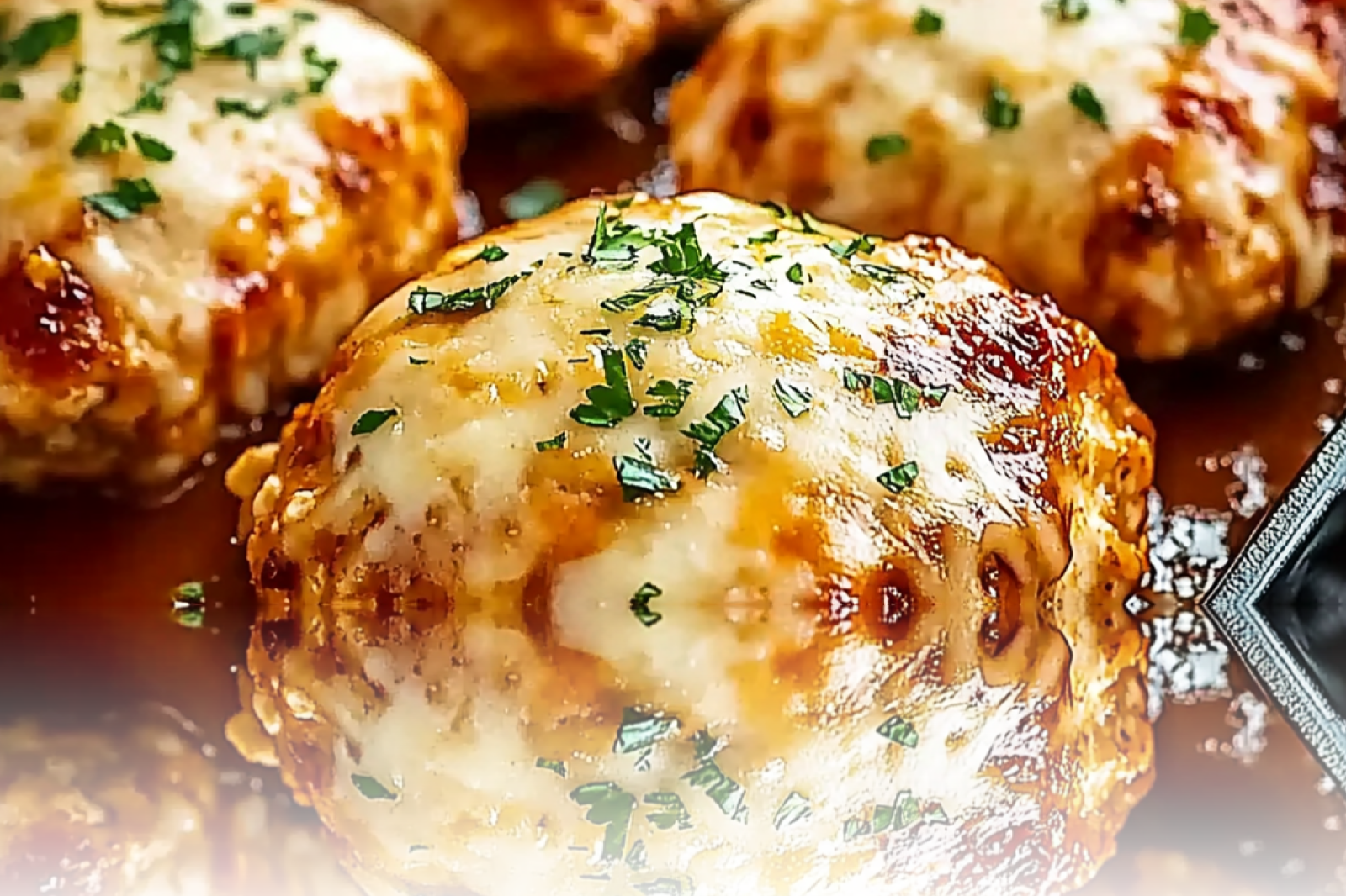 Garlic Parmesan Chicken Meatloaves