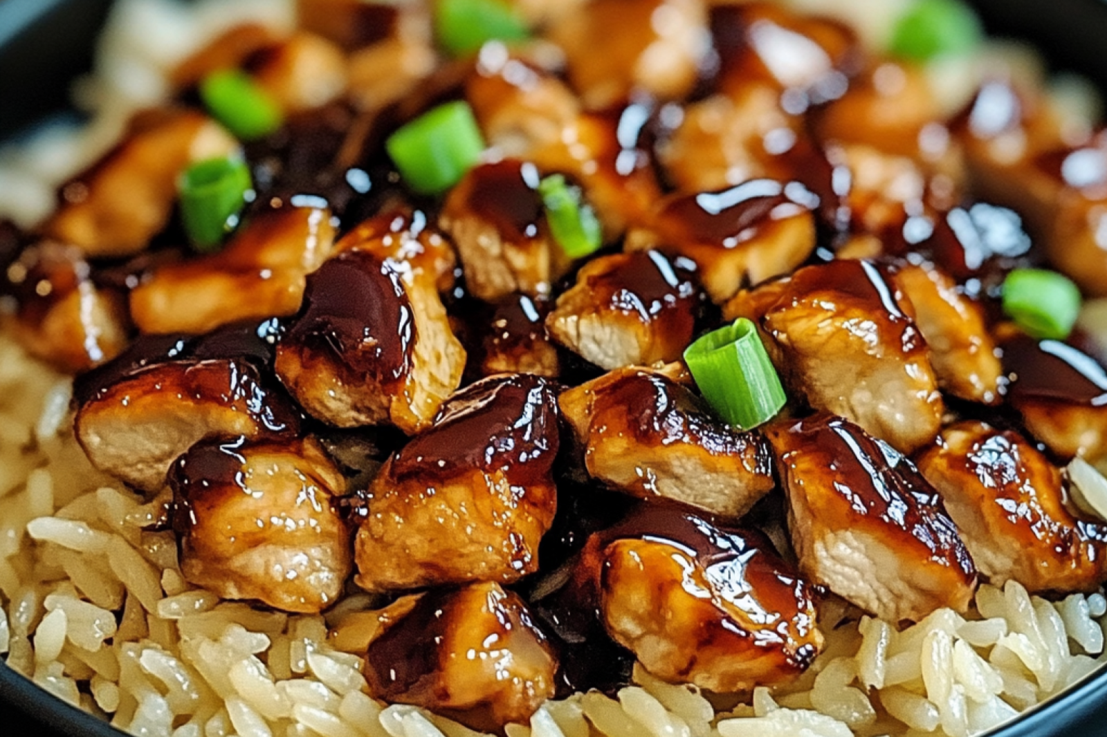 Honey BBQ Chicken Rice