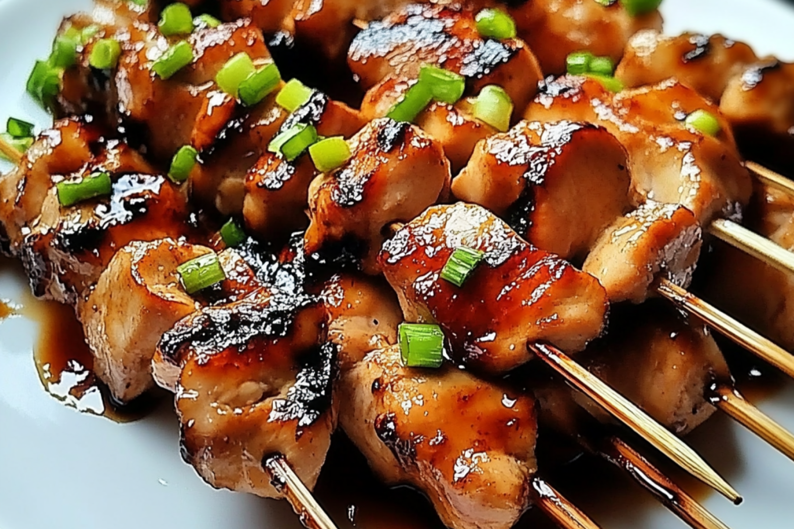 Honey Garlic Asian Chicken Kabobs