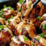 Best Korean BBQ Meatballs with Spicy Mayo Dip 4 Korean BBQ Meatballs with Spicy Mayo Dip