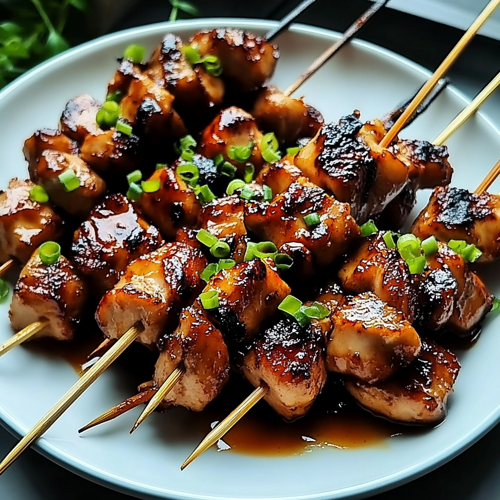 Design 1 Visual for Honey Garlic Asian Chicken Kabobs