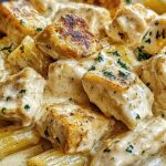 Creamy Garlic Butter Chicken Rigatoni with Parmesan 3 Creamy Garlic Butter Chicken and Rigatoni in Parmesan Sauce