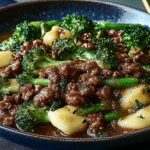 Delicious Keto Hamburger Broccoli Skillet Recipe 3 Keto Hamburger Broccoli Skillet