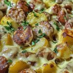 One-Pan Cheesy Ranch Potatoes with Sausage Recipe 4 One-Pan Cheesy Ranch Potatoes and Sausage