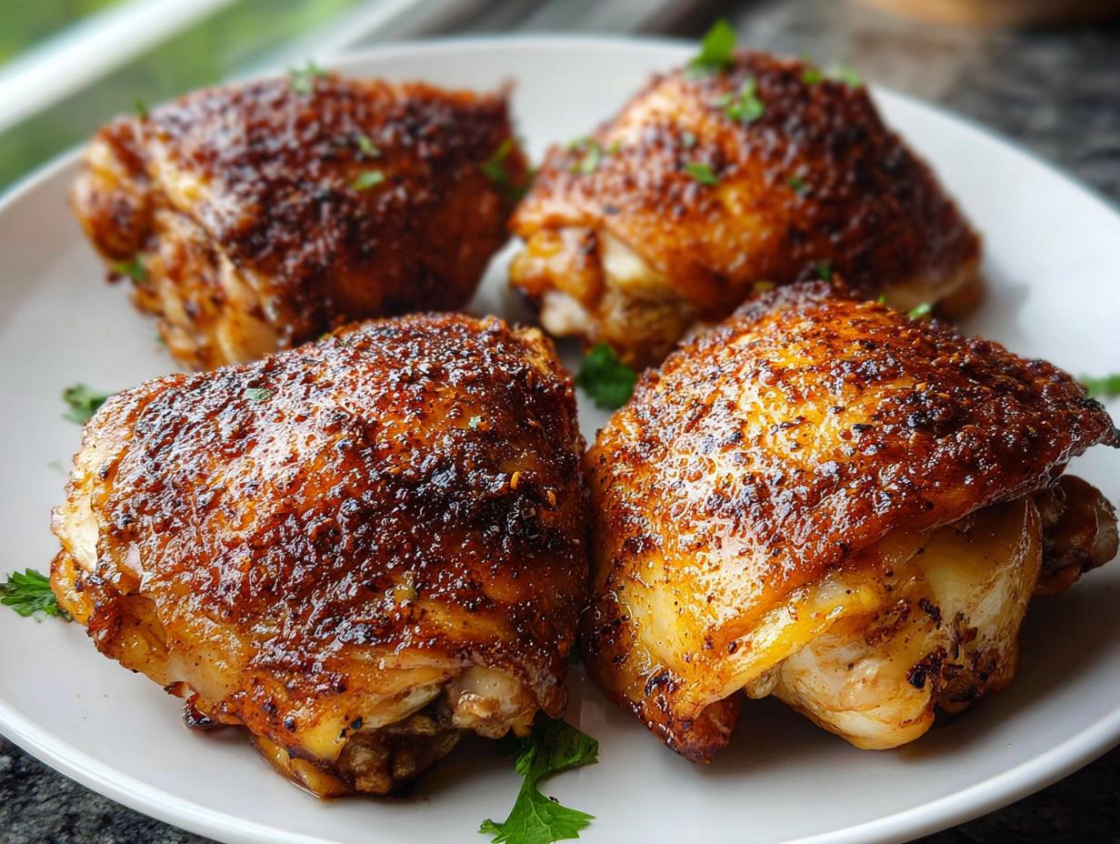Air Fryer Chicken Thighs: Striking Crispy 4 - Air Fryer Chicken Thighs - additional detail
