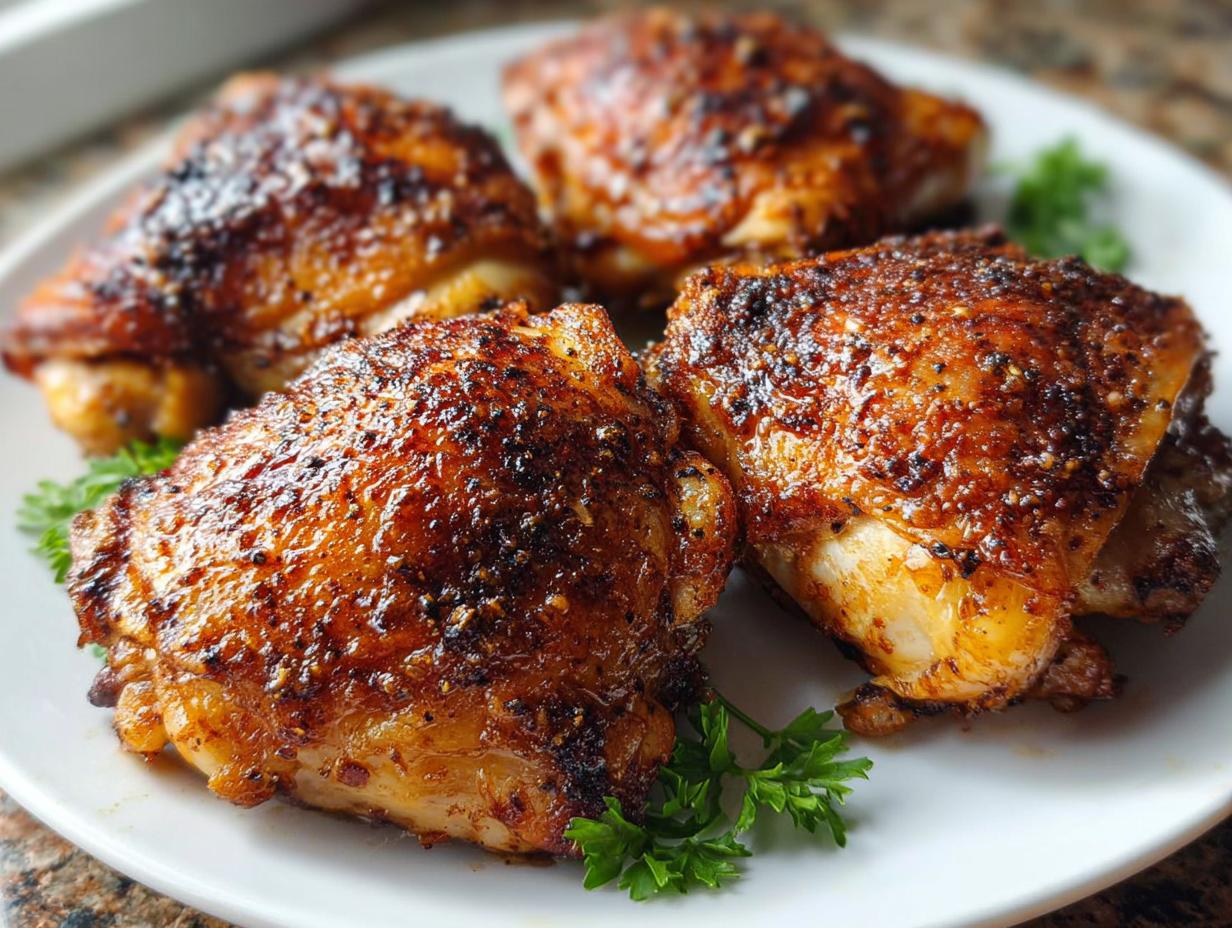 Air Fryer Chicken Thighs: Amazing Crispy 4
