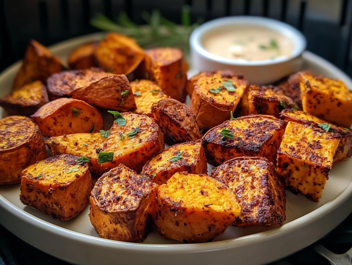 Air Fryer Sweet Potatoes: 7 Minutes to Crispy Bliss - Air Fryer Sweet Potatoes - main visual representation