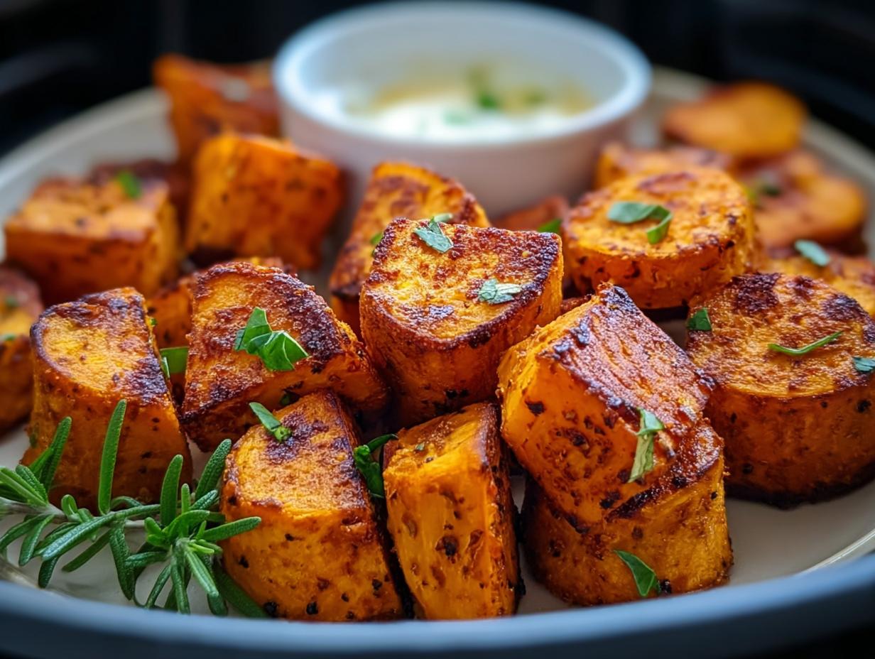 Air Fryer Sweet Potatoes: 7 Minutes to Crispy Bliss - Air Fryer Sweet Potatoes - additional detail