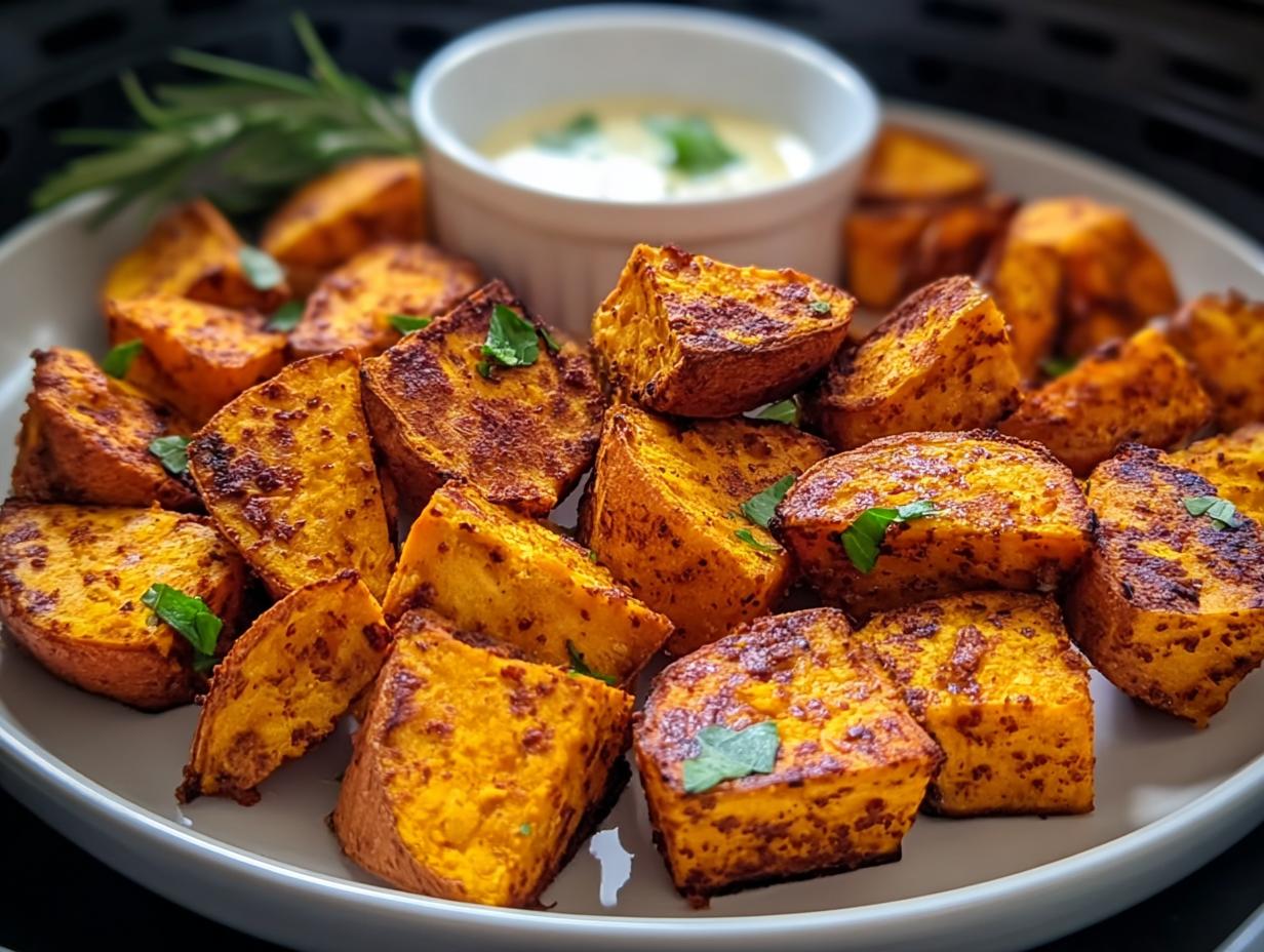 Air Fryer Sweet Potatoes