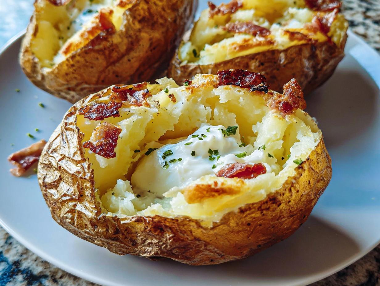 Crispy Baked Potato: 5 Secrets Revealed 3 Crispy Baked Potato: 5 Secrets Revealed - Baked Potato - serving suggestions