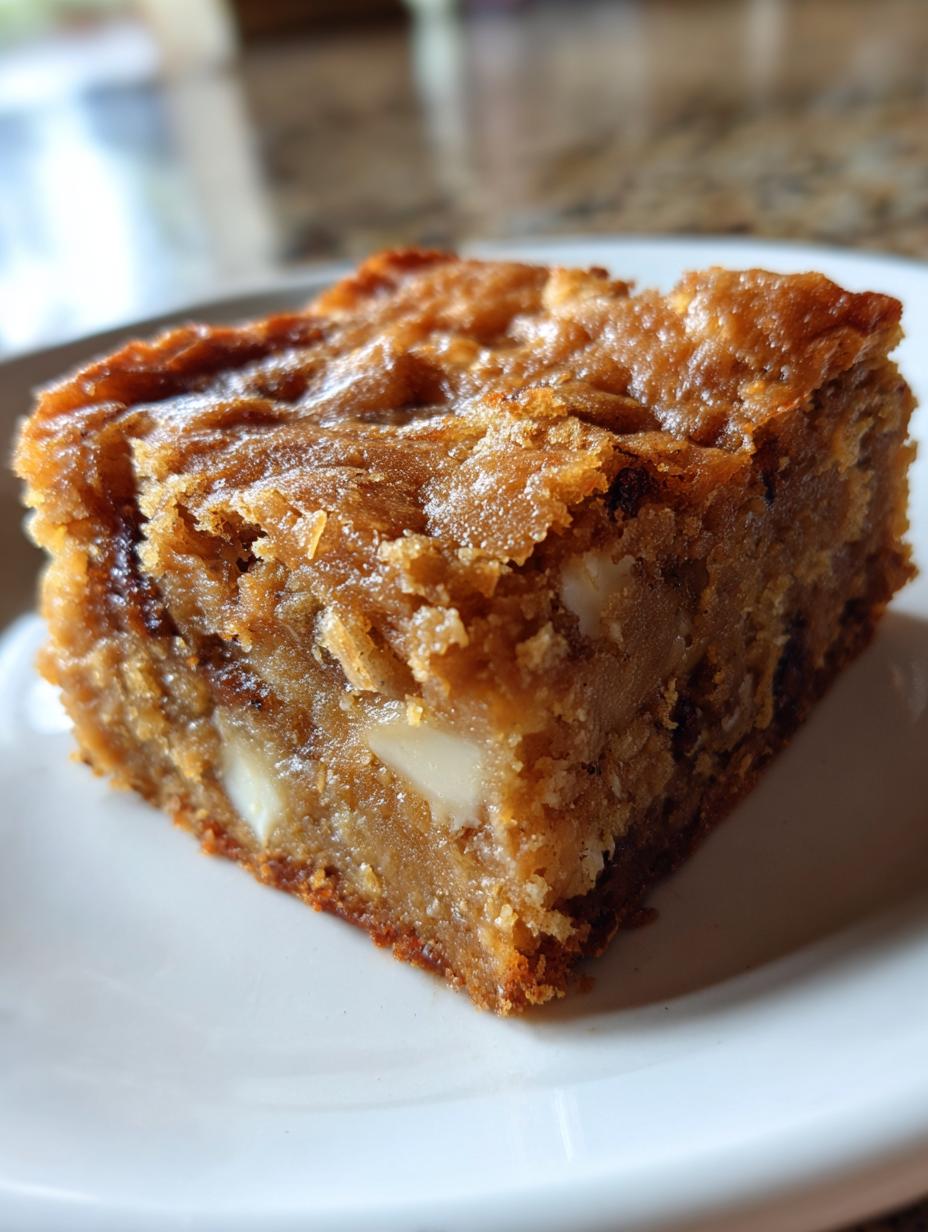 Banana Blondies - detail 1