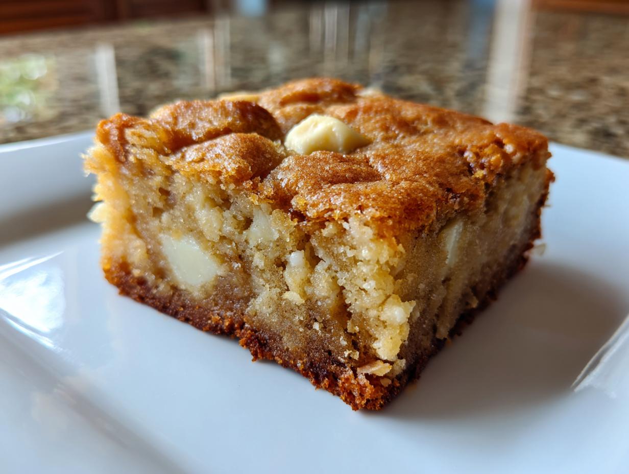 Amazing Banana Blondies: 16 Sweet Servings