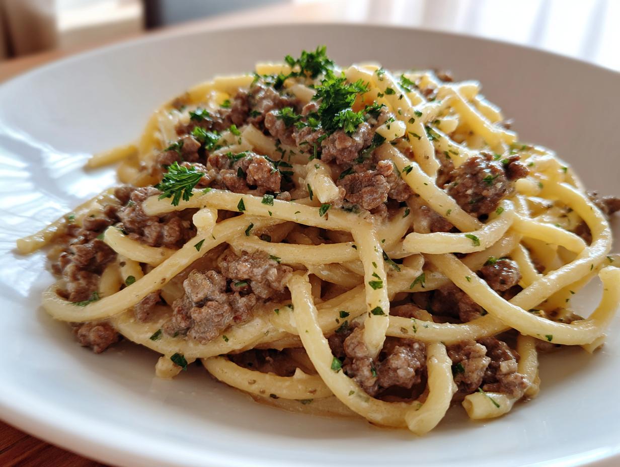 Disgustingly Divine: 30-Minute Beef Pasta Recipe