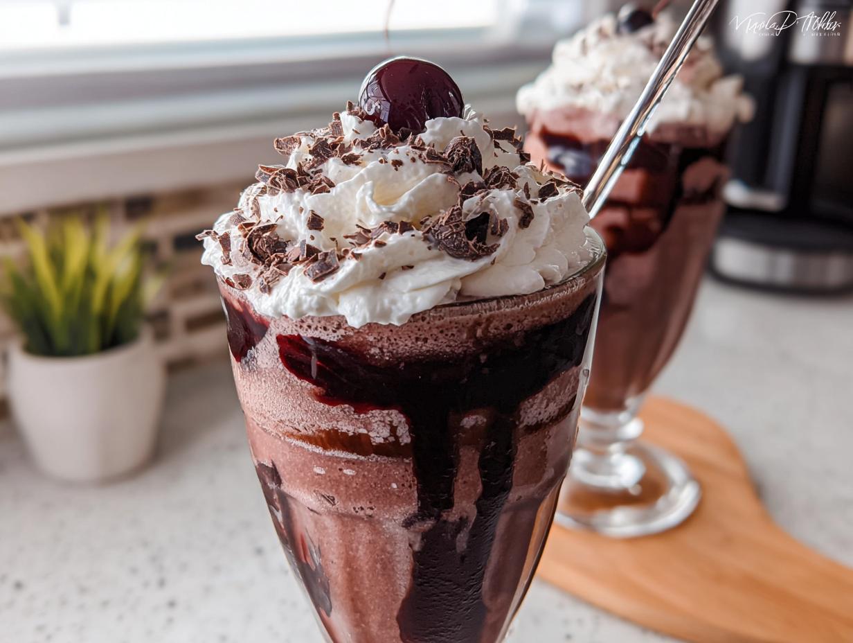 Black Forest Milkshake: 5-Minute Dream Treat