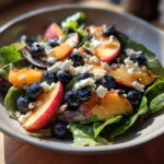 Blueberry Peach Feta Salad: Delicious 15-Minute Dish 4 Blueberry Peach Feta Salad