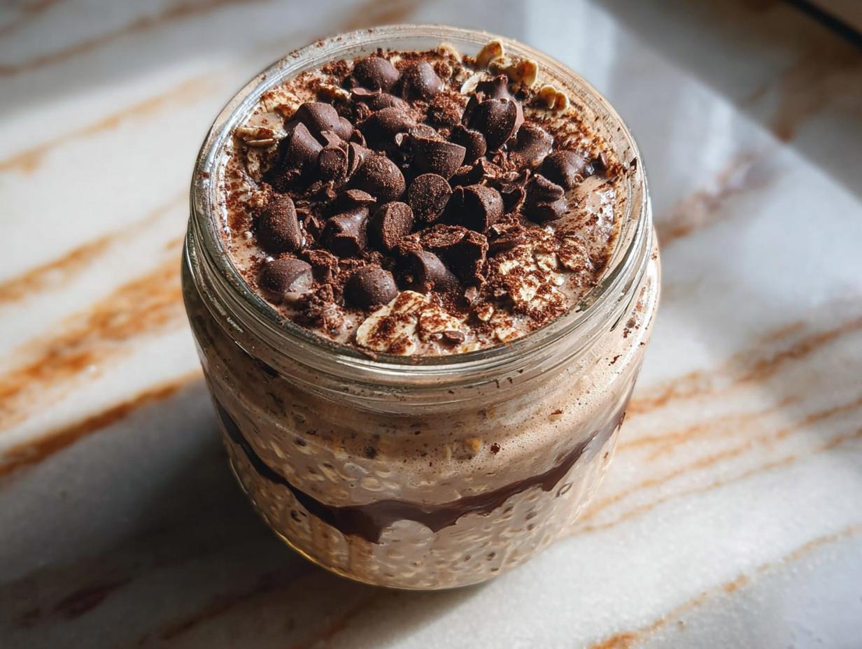 Brownie Batter Overnight Oats - detail 1