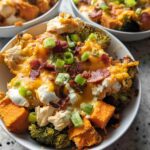 Buffalo Chicken Sweet Potato Casserole: 1 Amazing Dinner 3 Buffalo Chicken Sweet Potato Casserole