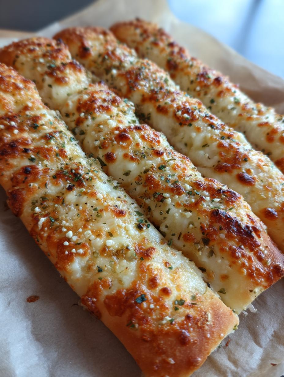 Cheesy Breadsticks - detail 2