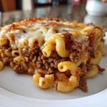 Disgustingly Delicious Cheesy Hamburger Casserole: Cook it! 4 Cheesy Hamburger Casserole