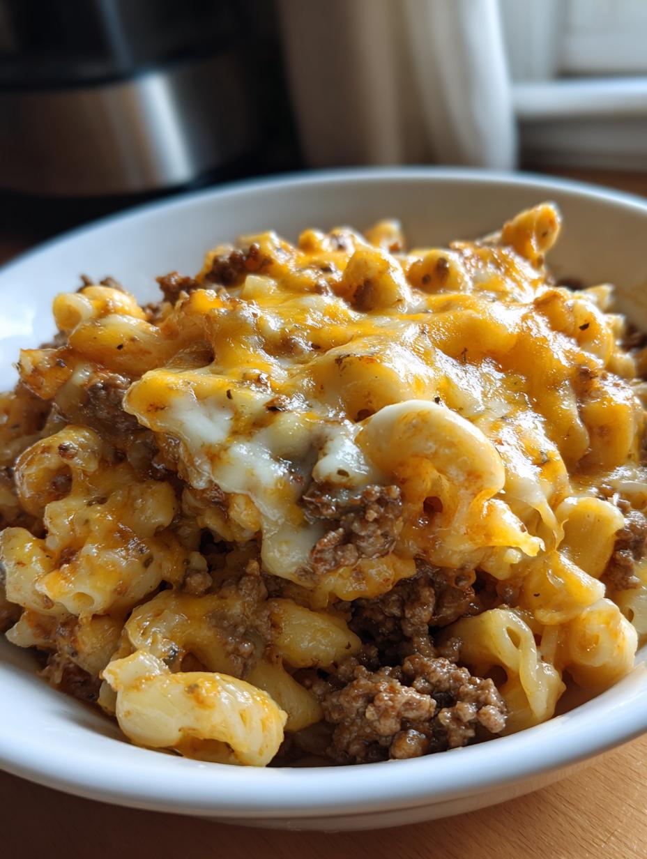 Cheesy Hamburger Casserole - detail 2