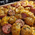 Cheesy Ranch Potatoes and Smoked Sausage