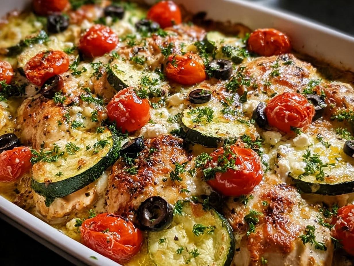 Chicken Zucchini Bake: Delicious 1-Pan Dinner