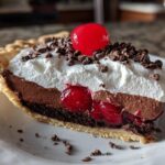 Chocolate Cherry Cream Pie: 1 Amazing No-Bake Delight 4 Chocolate Cherry Cream Pie