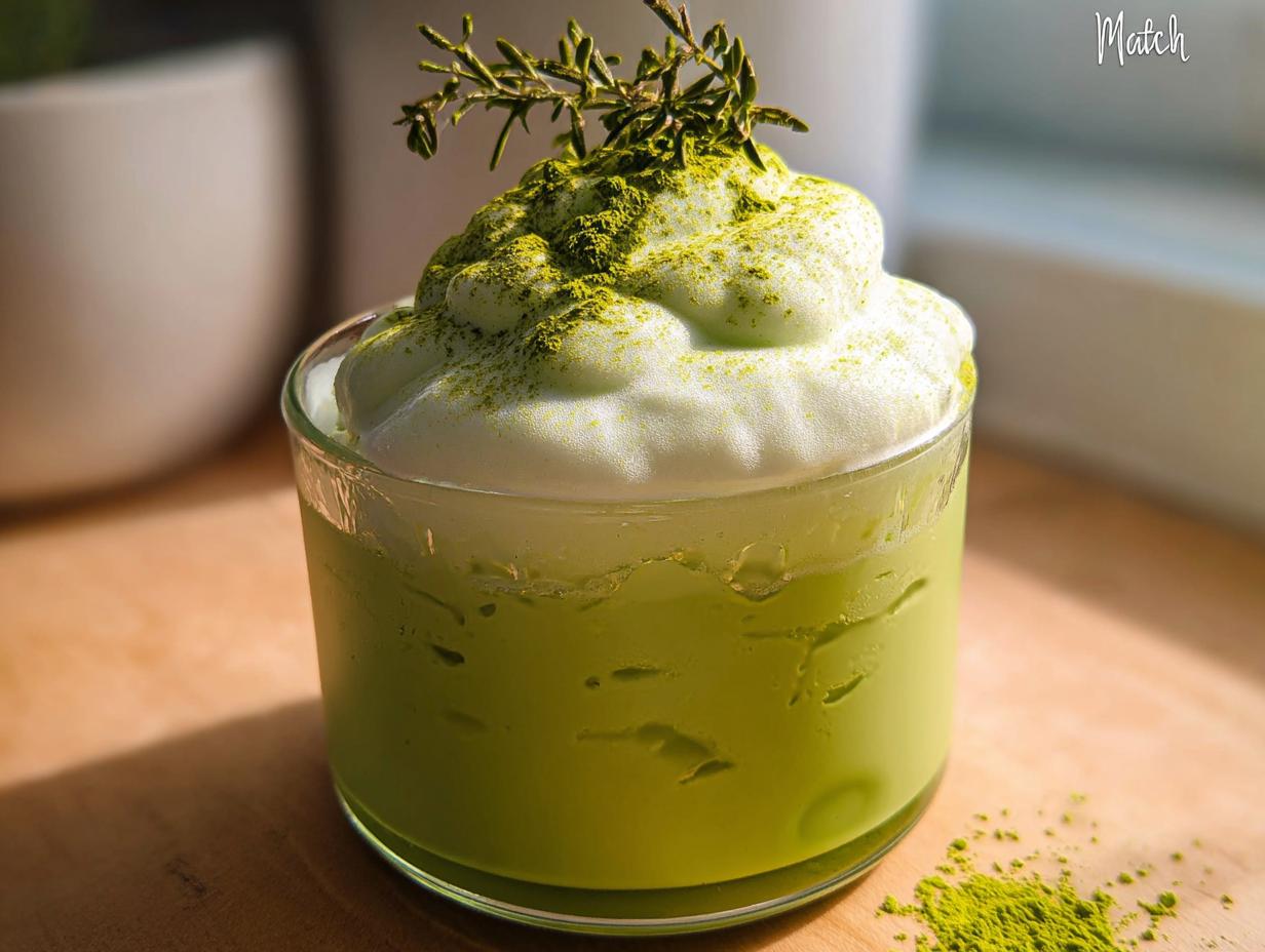 Coconut Matcha Cloud Tropical