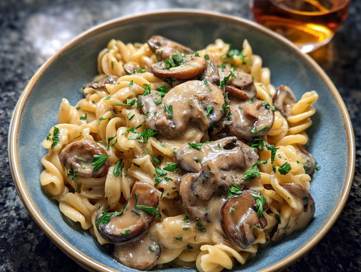Creamy Mushroom Marsala Pasta - detail 1