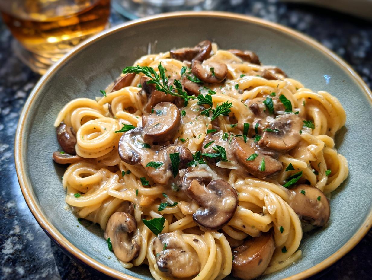 Creamy Mushroom Marsala Pasta - detail 2