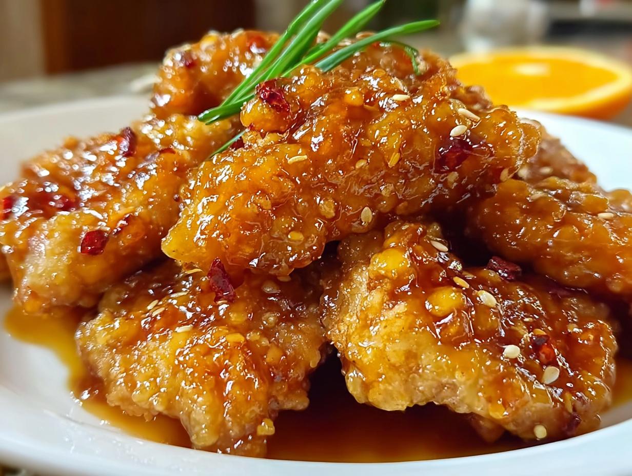 Exceptional Crispy Orange Chicken in 35 Minutes - Crispy Orange Chicken - main visual representation