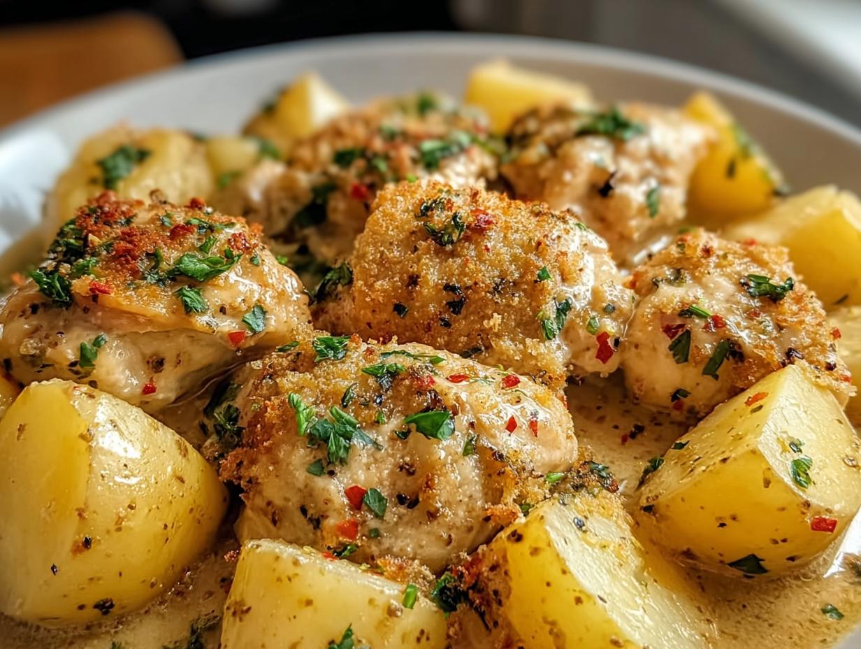 Crockpot Garlic Parmesan Chicken