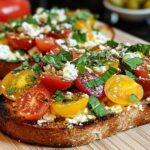 Delightful Mediterranean Breakfast Toast: 15-Minute Flavor 4 Delightful Mediterranean Breakfast Toast