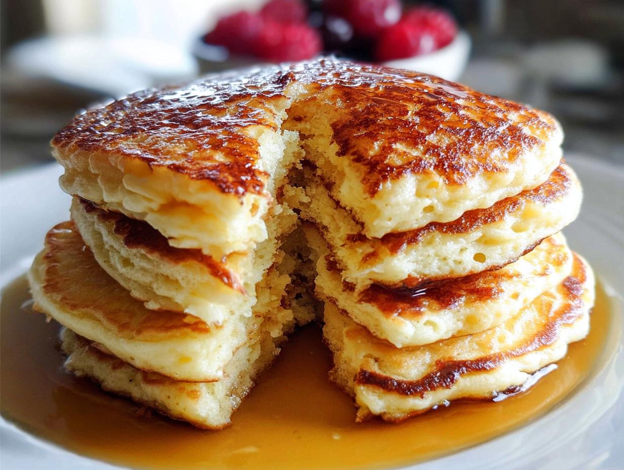 Just right Fluffy Cottage Cheese Pancakes in 30 Mins - Fluffy Cottage Cheese Pancakes - main visual representation