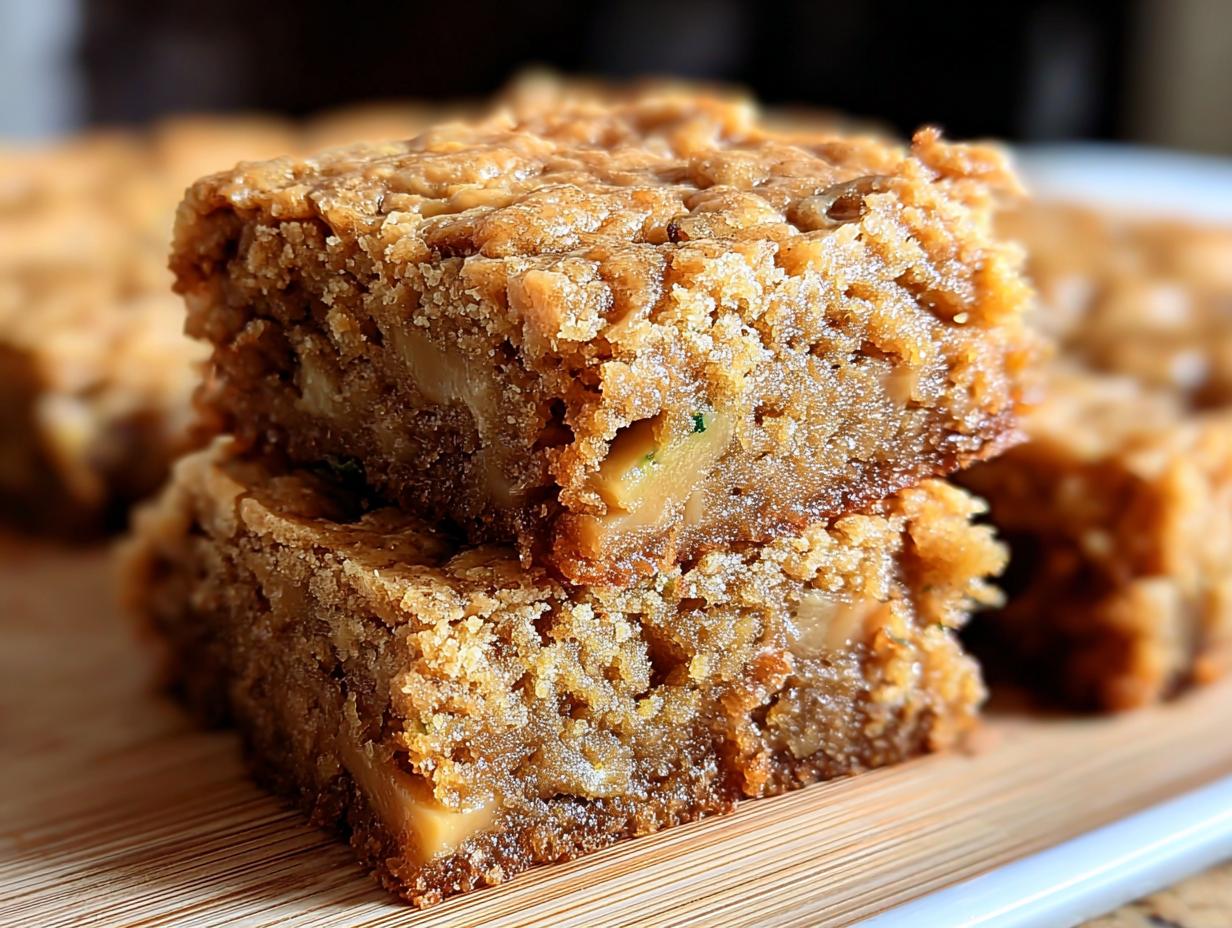 Irresistible Butterscotch Zucchini Bars