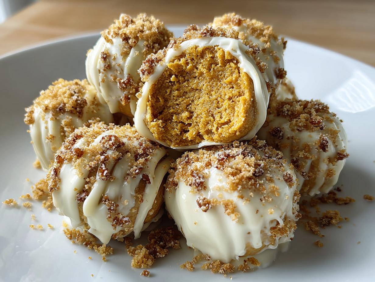 Delicious No Bake Pumpkin Cheesecake Balls: A Sinful Treat