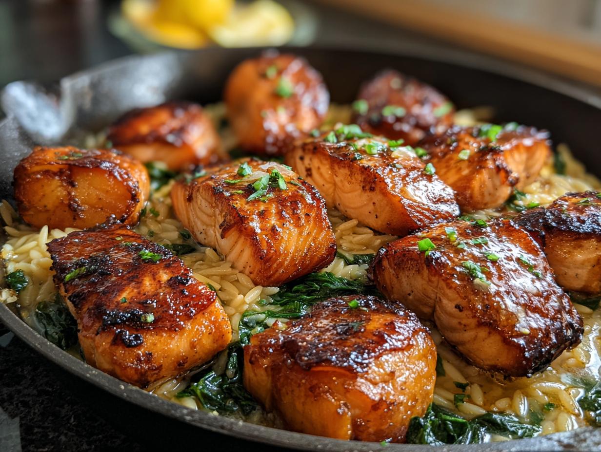 Easy One Skillet Salmon Lemon Flavorburst - One Skillet Salmon Lemon - additional detail