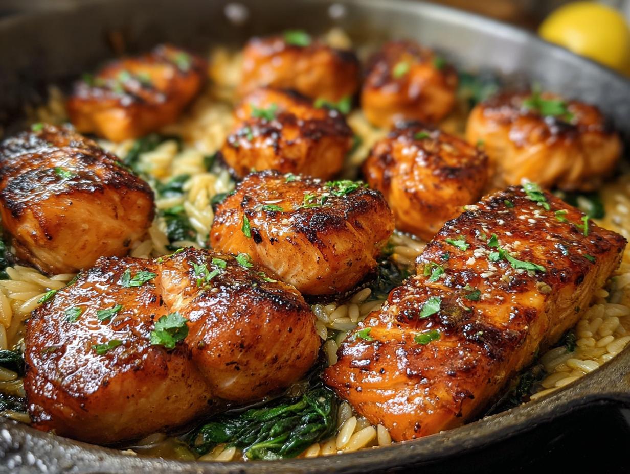 Easy One Skillet Salmon Lemon Flavorburst - One Skillet Salmon Lemon - additional detail