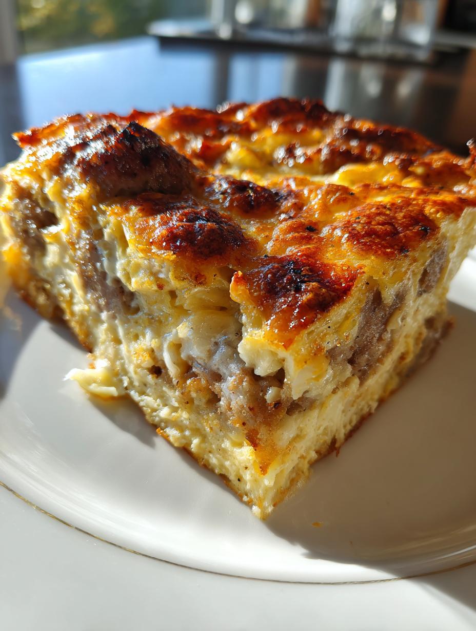 Pancake Sausage Casserole - detail 1