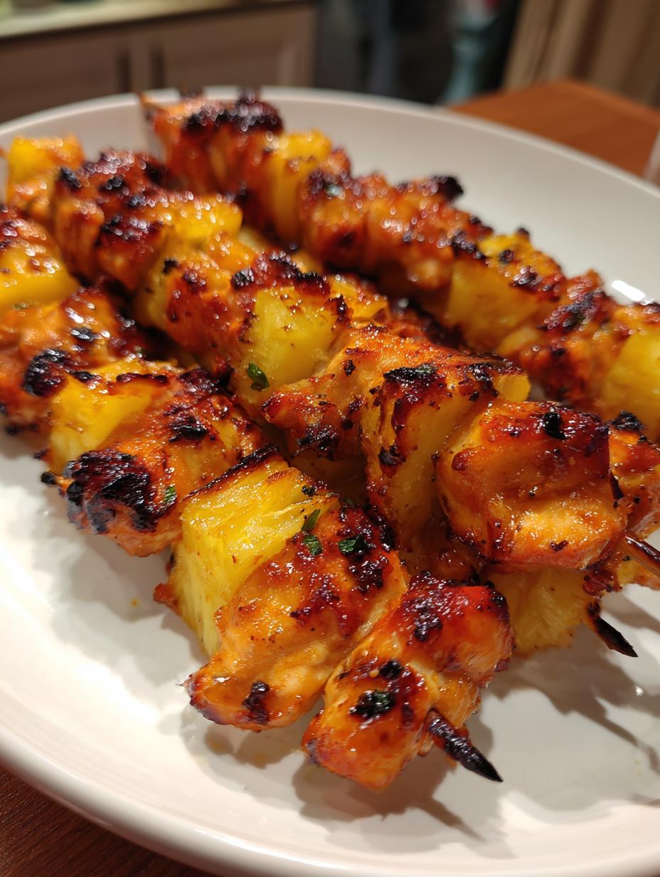 Pineapple Chicken Kabobs - detail 1