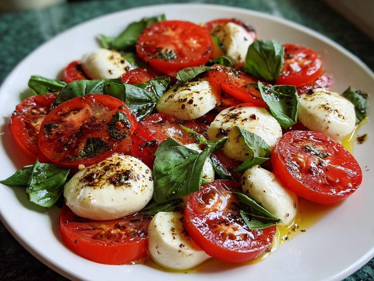 Refreshing Summer Tomato Mozzarella: Easy 10 Min Recipe - Refreshing Summer Tomato Mozzarella - additional detail