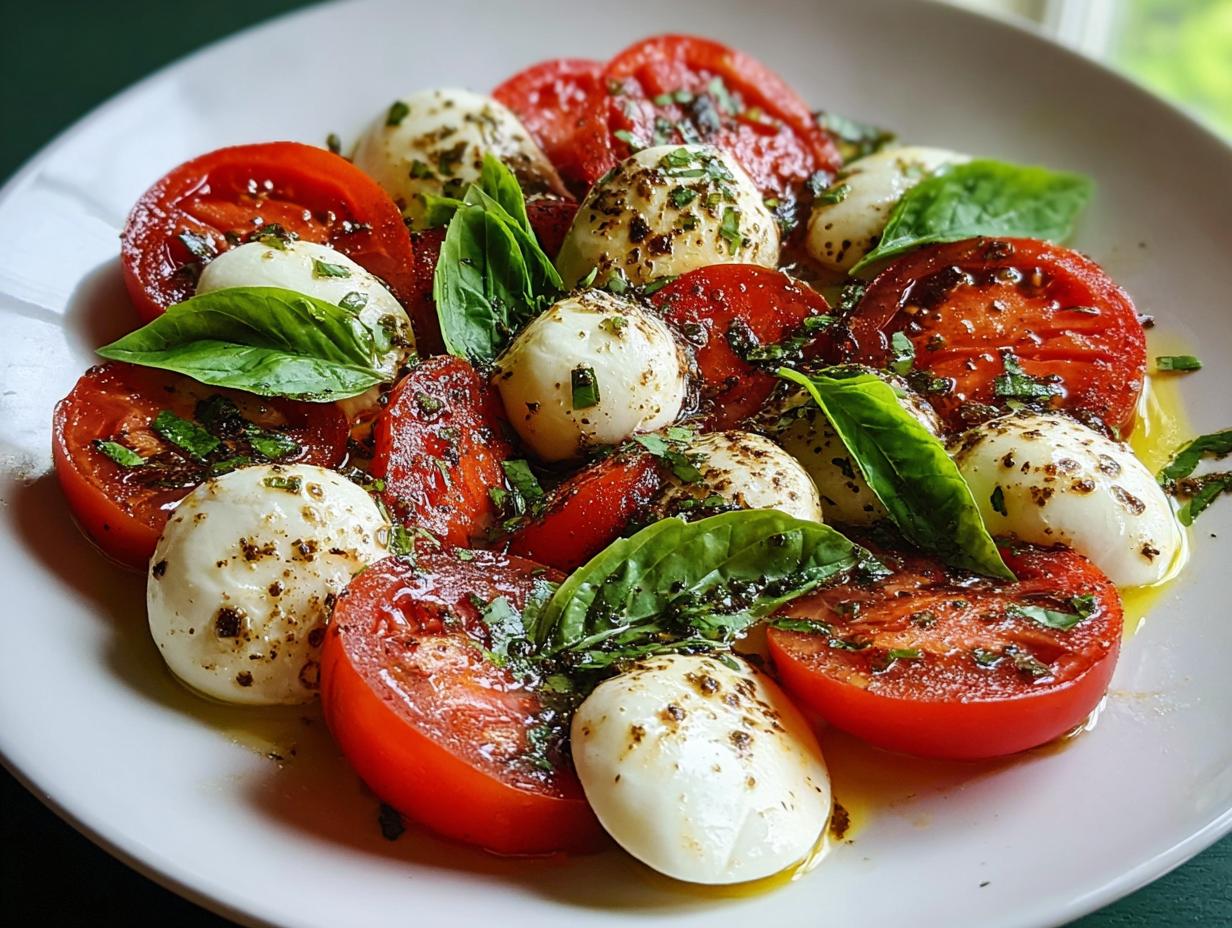 Refreshing Summer Tomato Mozzarella: Easy 10 Min Recipe