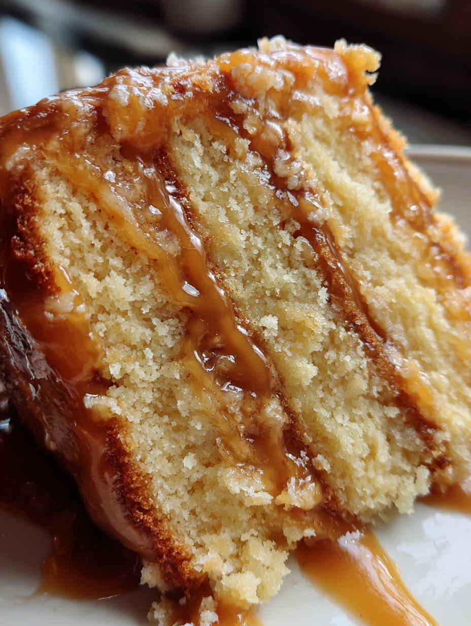 Salted Caramel Kentucky Butter Cake - detail 1